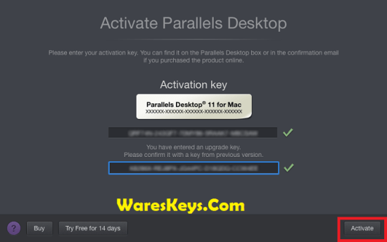 Parallel desktop